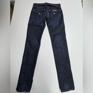 Hudson Collin Skinny Jeans Womens Size 26 28x31  Mid Rise Dark Wash